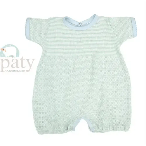 Solid Bubble Blue with Blue Trim (Infant)