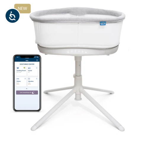 HALO BassiNest® Connected Swivel Sleeper 3.0 Smart Bassinet