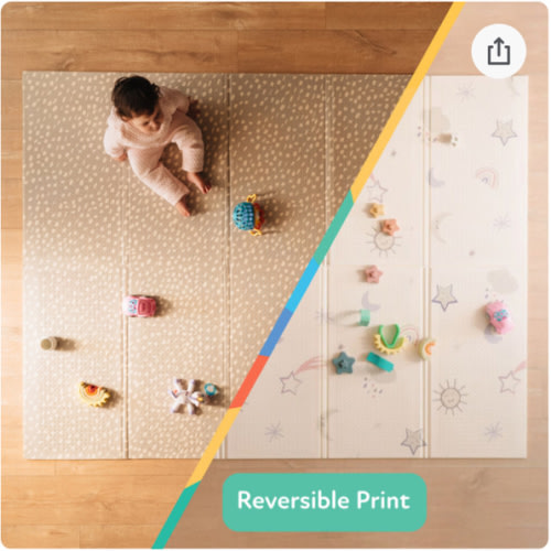 Reversible Floor Mat | Rainbows & Sky