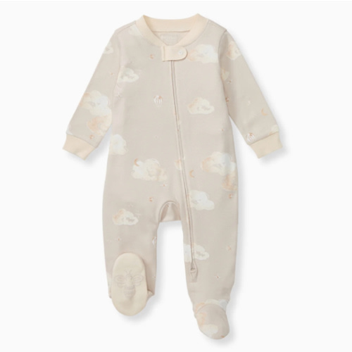 Good Night Sky Organic Cotton Sleep & Play - Limestone – Burt's Bees Baby