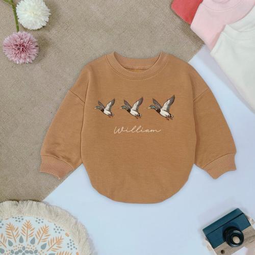 Custom Name Mallard Duck Hunting Bubble Romper: Baby Hunter Outfit
