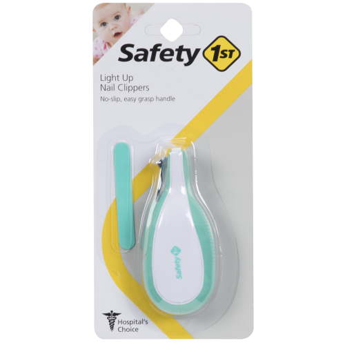 Safety 1ˢᵗ Light Up Nail Clippers, Seafoam