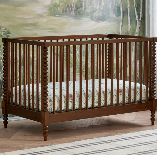 Chris Loves Julia Turned Wood Convertible Crib | Pottery Barn Kids