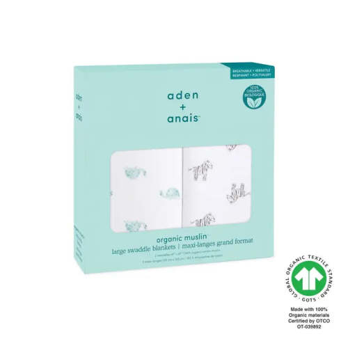 Organic Cotton Swaddles 2 Pack | aden + anais