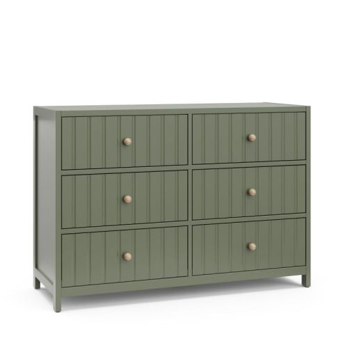 Graco Teddi 6 Drawer Dresser Olive