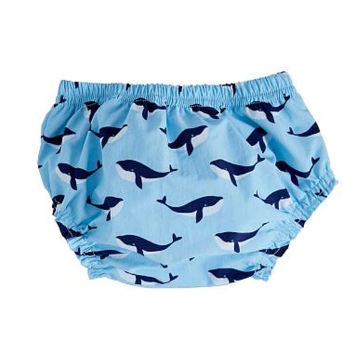 Nylon Whale Diaper Cover, 3-6 Months
