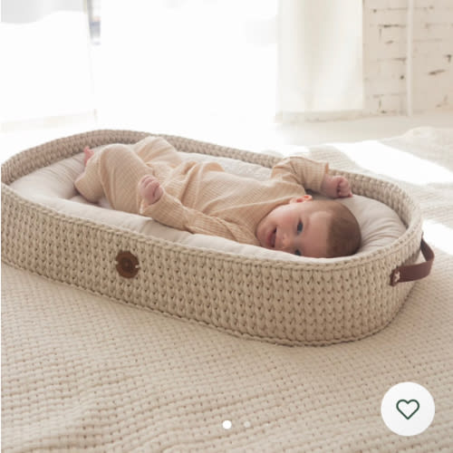 Baby Lounging and Changing Basket XL 3-in-1 – Anzy Home