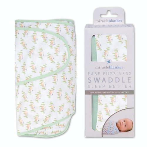 Miracle Blanket Swaddle Wrap - Boy, Girl, or Neutral Receiving Baby Blanket - Soft, Wearable Sleep Sack Essential for Newborns and Infants (Camper)