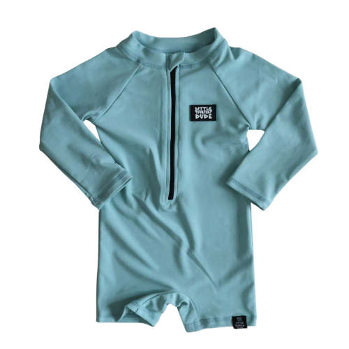 Blue Little Surfer Dude Rashsuit