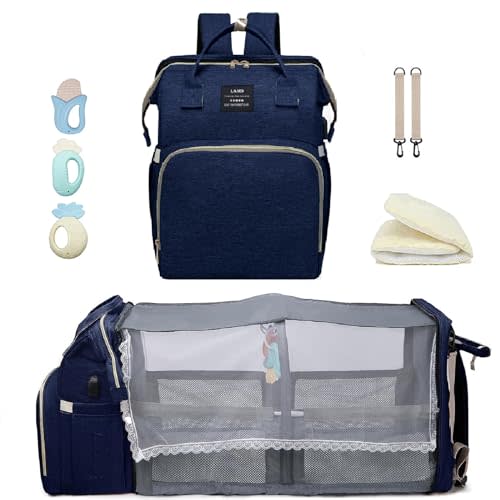 ANWTOTU Diaper Bag with Changing Station,Diaper Bag Backpack,Diaper Bag,Large Capacity,900d Excellent Oxford(Ungrade Blue