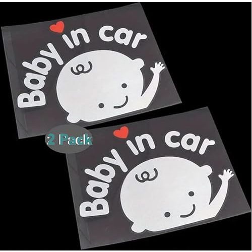 Baby in Car Sticker