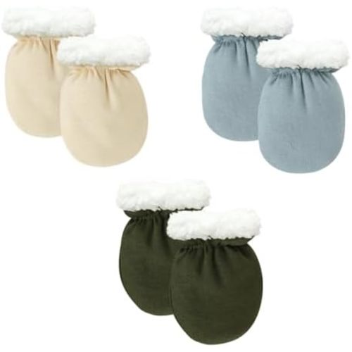 Cute Baby Mittens Newborn, No Scratch Baby Boy Mittens, Baby Girl Hat Gloves for Toddlers, Infant, Newborn