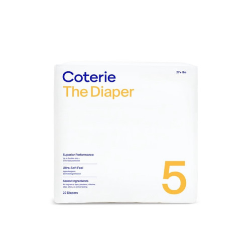 Coterie Size 5 Diapers, 22 CT