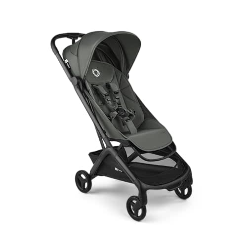 Bugaboo Butterfly 2 Ultra-Compact Travel Stroller One-Second Fold | Airplane carry-on approved, reclining seat, suspension wheels, adjustable footrest, Forest Green