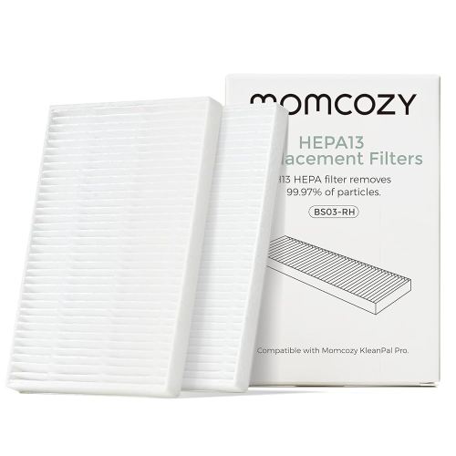Momcozy KleanPal Pro Air Filter Replacement – 99.97% Effective Filtration for Baby Bottle Washer – Safe & Easy Install – Premium Quality Filter for Cleaner Baby Bottles, 2-Pack