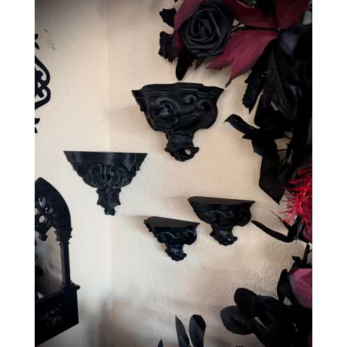 Little Gothic Shelf Wall Decor Victorian 3D Printed