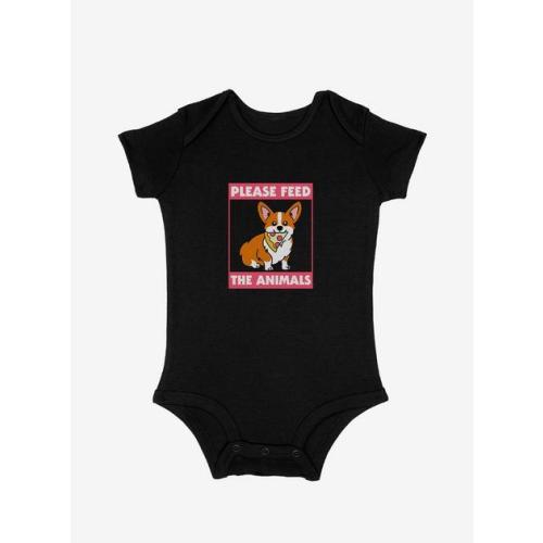 Corgi Please Feed The Animals Infant Bodysuit