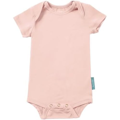 Supersoft Short Sleeve Baby Bodysuits, Premium Bamboo Rayon Bodysuit Unisex Boy Girl