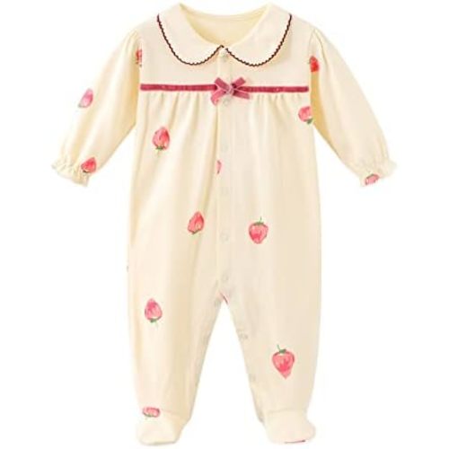 Infant Baby Girl Boy Onesie Cotton Newborn Outfit Bodysuit Jumpsuit Long Sleeve Romper
