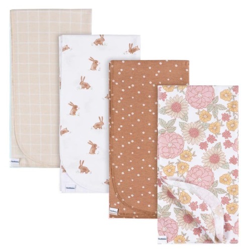 Flannel Receiving Blanket (4 Pack)