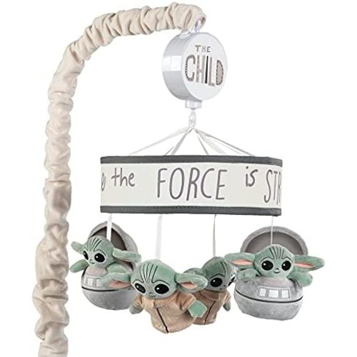 Lambs & Ivy Star Wars The Child/Baby Yoda Musical Baby Crib Mobile Soother Toy