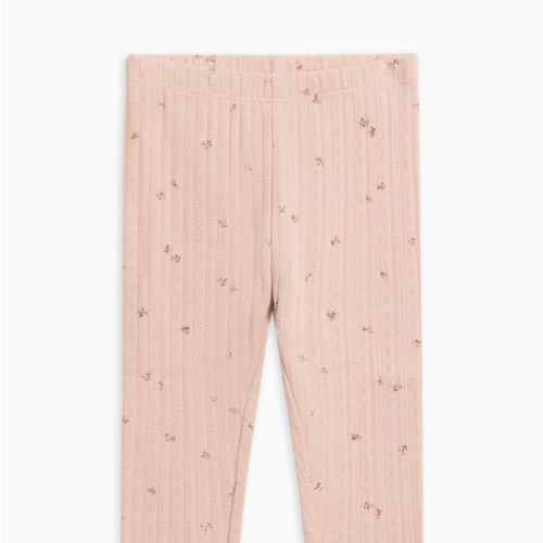 Gina Brushed Back Pointelle Leggings