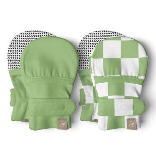 Goumi Stay On Baby Mitts - Storm Gray 0-3M