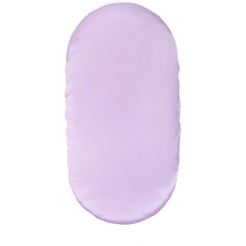 Pro Goleem Satin Bassinet Sheet Great for Baby Hair Soft Silk Feeling Sheet for Cradle or Bassinet Pad&Mattress for Boys and Girls Gift for Newborn and Infant Lavender