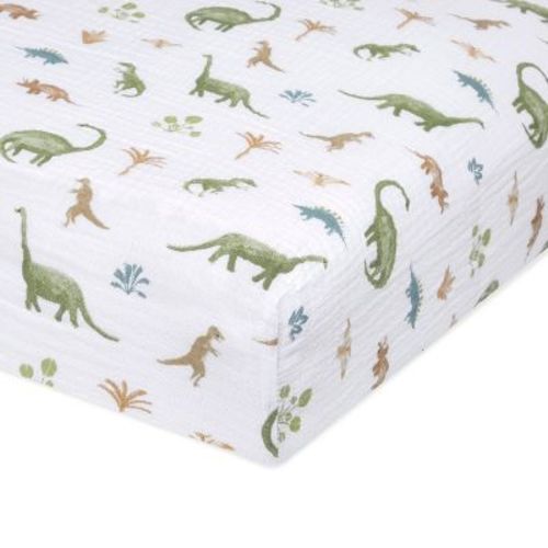 Aden + Anais Essentials Crib Sheet - Dino Jungle