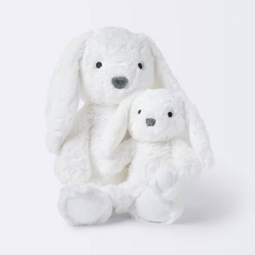Bunny Plush Animal With Mini Plush Bunny Stuffed Animal Toy - 2pc - Cloud Island™