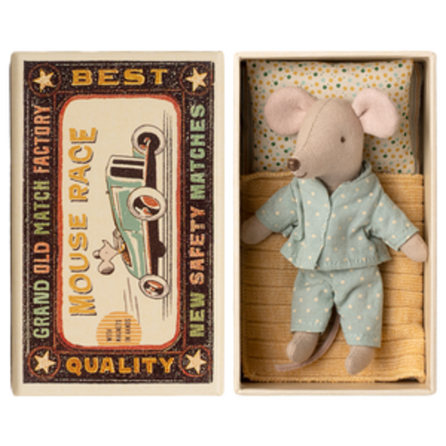 Little brother mouse in matchbox - Maileg USA