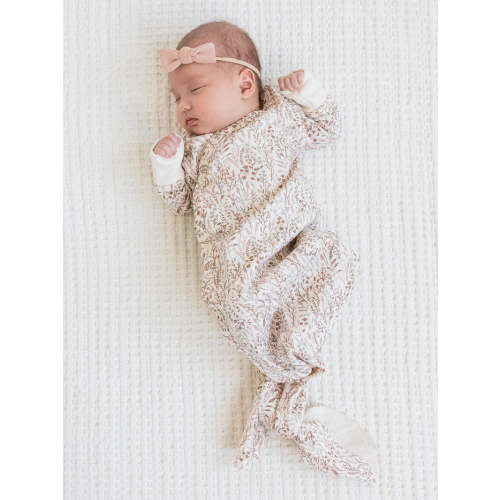 Marine Floral / Dusty Mauve /