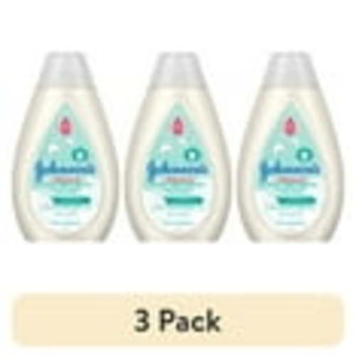 (3 pack) Johnson's CottonTouch for Newborn Baby and Toddler Bath Shampoo and Body Wash, 13.6 oz