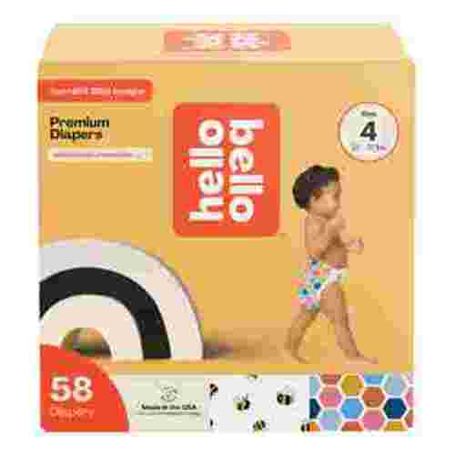 Hello Bello Premium Baby Diapers, Infant Size 4, 58 Count (Select for More Options)