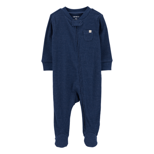 Baby Textured 2-Way Zip Sleep & Play Pajamas - Carter's | Carter's