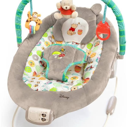 Bright Starts Disney Baby Winnie The Pooh Baby Bouncer (Dots & Hunny Pots)