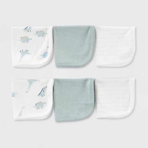 Carter's Just One You® Baby Boys' Dino Bath Towel - Sage Green