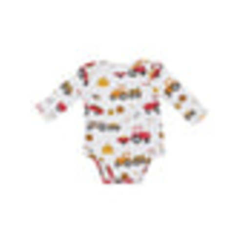 Long Sleeve Bodysuit, Happy Tractors – SpearmintLOVE