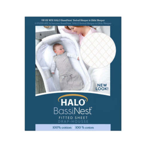 Nautical Net BassiNest Fitted Sheet | HALO