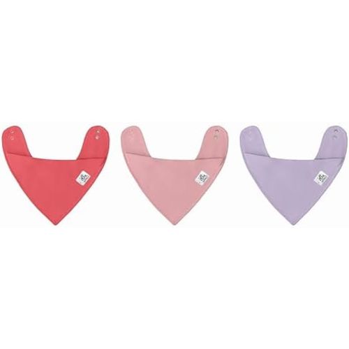 The Ollie World Bandana Bib - Custom Moisture-Wicking Fabric - Newborn- Adjustable Snap (1-pack)-Oeko-Tex Standard 100