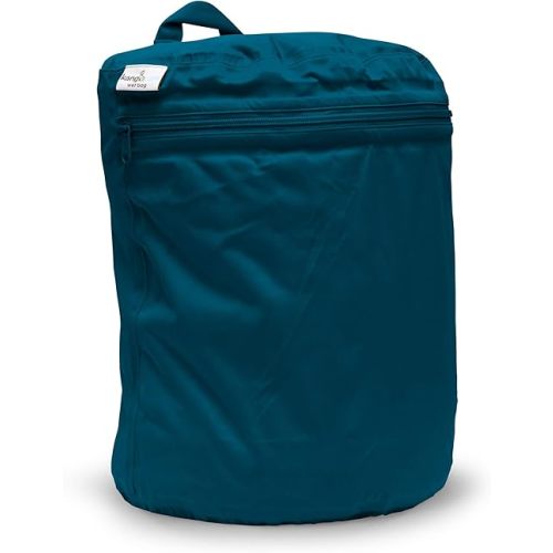 Kanga Care Wet Bag Seam Sealed Waterproof 3D Dimensional for Baby Cloth Diapers, Travel, Beach, Pool, Gym, Swim | Caribbean