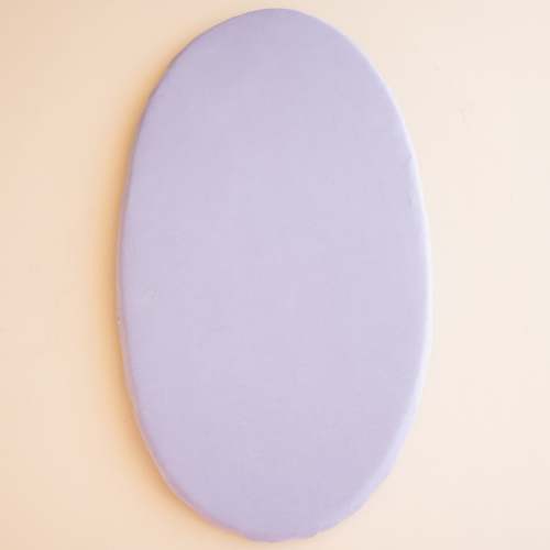 Oval Bassinet Sheet in Taro | Bamboo Sheet | Kyte Baby
