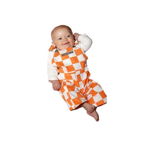Vols | Tennessee Orange And White Checkered Infant Game Bibs | Alumni Hall