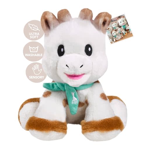 Sophie la girafe | Sweetie Baby Sophie Plush | Ultra Soft, Flexible & Easy to Grasp | Ideal for Travel | Awaken The Senses