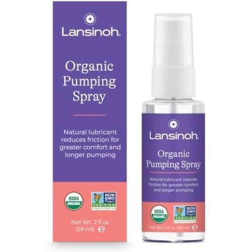 Lansinoh Organic Pumping Spray, 2 Fl oz