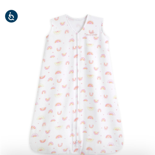 Sunshine Rainbows Cotton Wearable Baby Blanket L | HALO