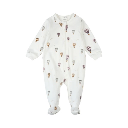 Hot Air Balloon Stretch Cotton Footie, 3M