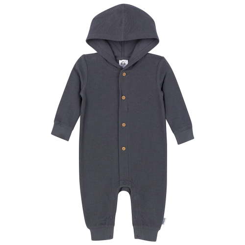 Gerber Baby Neutral Long Sleeve Hooded Romper, Sizes Newborn - 24 Months