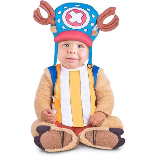 One Piece Chopper Costume Toddler - Officially Licensed Anime Outfit with Jumpsuit for Comic-Con, Halloween