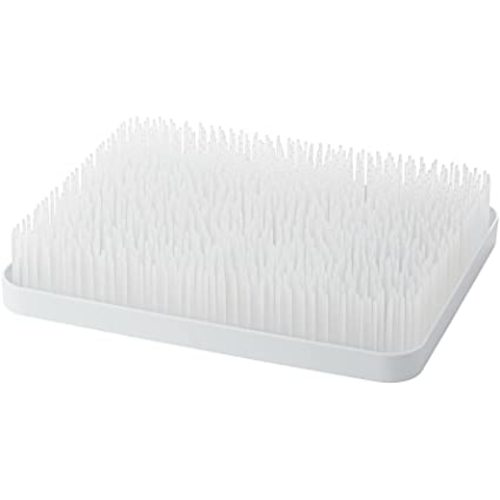 Boon Lawn Countertop Drying Rack ,White , 13.5x11x2.5 Inch (Pack of 1)